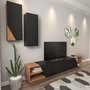 Hanah Home Zebra Negro y Teca